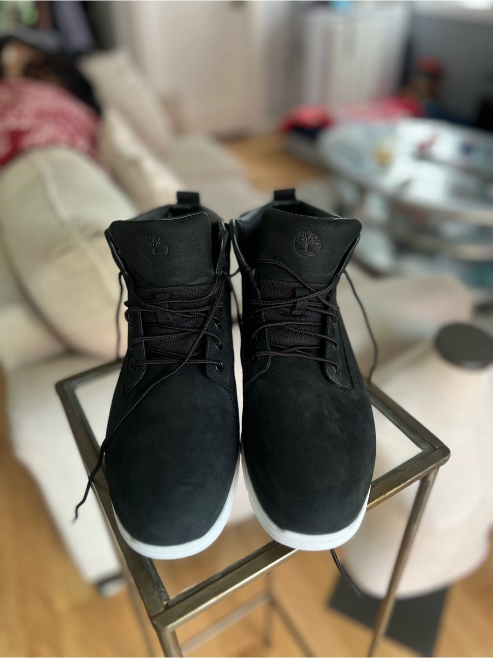 Timberland Men's Black Nubuck Chukka Boots